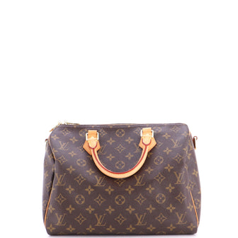 Louis Vuitton Speedy Handbag Monogram Canvas 30