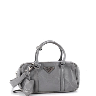 Prada Re-Edition Top Handle Bauletto Bag Nappa Antique Medium