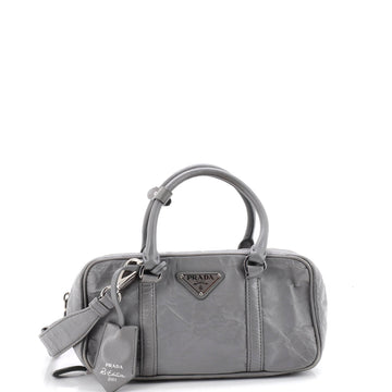 Prada Re-Edition Top Handle Bauletto Bag Nappa Antique Medium
