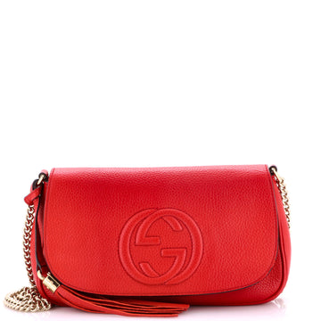Gucci Soho Chain Crossbody Bag Leather Medium