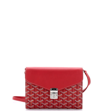 Goyard Chypre Wallet on Strap Coated Canvas with Leather