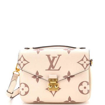 Louis Vuitton Pochette Metis Bicolor Monogram Empreinte Giant