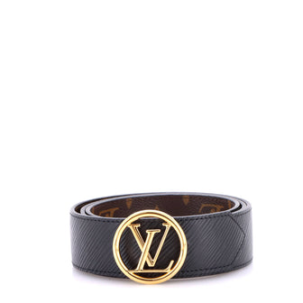 Louis Vuitton LV Circle Reversible Belt Monogram Canvas and Leather Medium