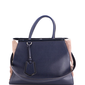 Fendi 2Jours Bag Pony Hair and Leather Medium