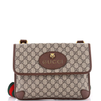 Gucci Neo Vintage Flap Messenger GG Coated Canvas Medium