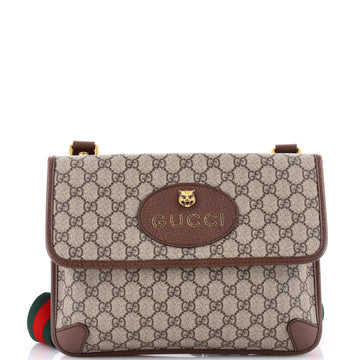 Gucci Neo Vintage Flap Messenger GG Coated Canvas Medium
