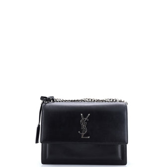 Saint Laurent Sunset Crossbody Bag Leather Medium