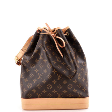 Louis Vuitton Noe Handbag Monogram Canvas Large