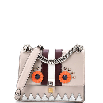 Fendi Faces Kan I Bag Leather Small