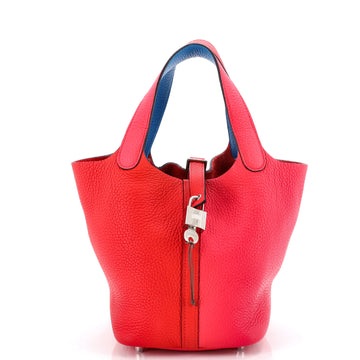 Hermes Casaque Picotin Lock Bag Clemence PM