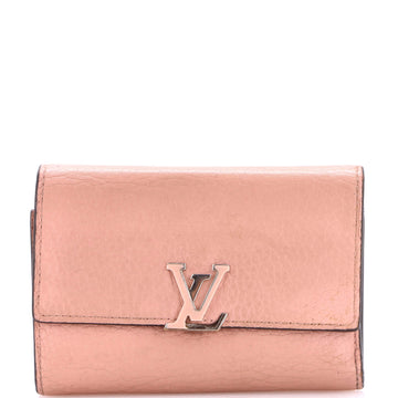 Louis Vuitton Capucines Wallet Taurillon Leather XS