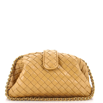 Bottega Veneta Lauren 1980 Clutch with Chain Intrecciato Nappa Medium