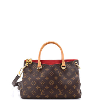 Louis Vuitton Pallas Tote Monogram Canvas with Leather BB