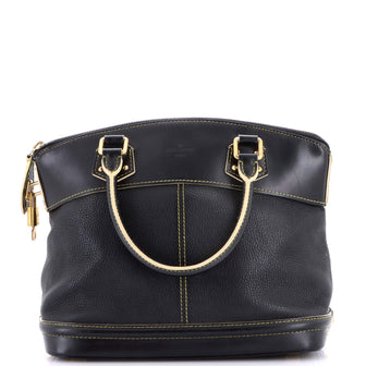 Louis Vuitton Suhali Lockit Handbag Leather PM