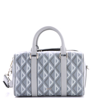 Christian Dior Lingot Bag CD Diamond Coated Canvas and Leather 26