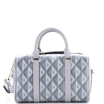 Christian Dior Lingot Bag CD Diamond Coated Canvas and Leather 26