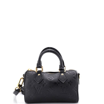 Louis Vuitton Speedy Bandouliere NM Bag Monogram Empreinte Leather Nano
