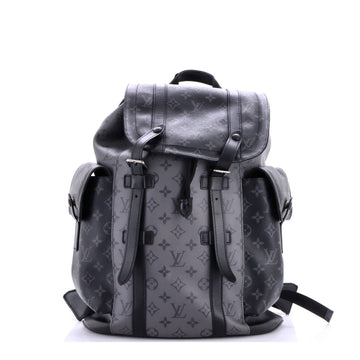 Louis Vuitton Christopher Backpack Reverse Monogram Eclipse Canvas MM