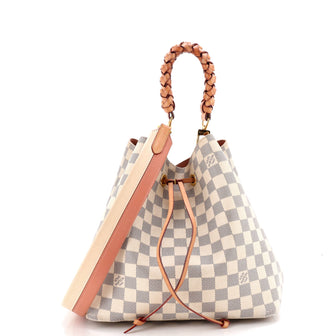 Louis Vuitton Braided Handle NeoNoe Handbag Damier MM