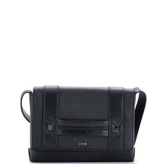 Christian Dior Homme Messenger Bag Vertical Quilted Leather Small