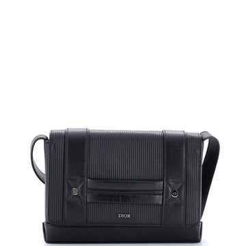 Christian Dior Homme Messenger Bag Vertical Quilted Leather Small