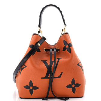 Louis Vuitton NeoNoe Handbag Limited Edition Crafty Monogram Empreinte Giant MM