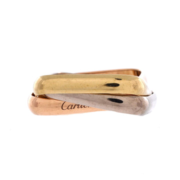 Cartier Trinity Cushion Ring 18K Tricolor Gold Medium