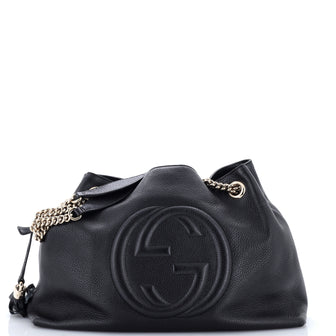 Gucci Soho Chain Strap Shoulder Bag Leather Medium