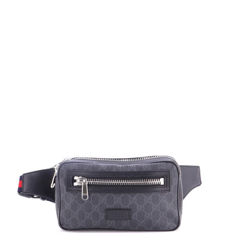 Gucci Soft Zip Belt Bag GG Coated Canvas Small