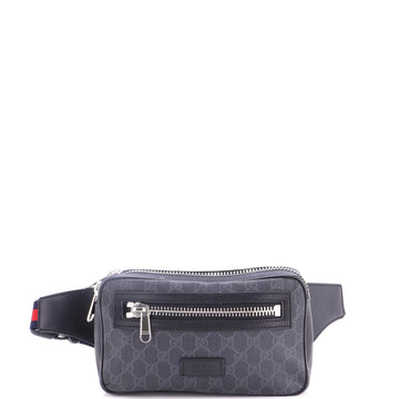 Gucci Soft Zip Belt Bag GG Coated Canvas Small