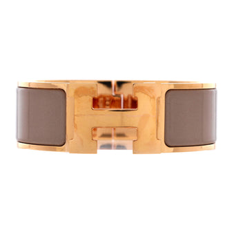 Hermes Clic H Bracelet Enamel Wide