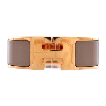 Hermes Clic H Bracelet Enamel Wide
