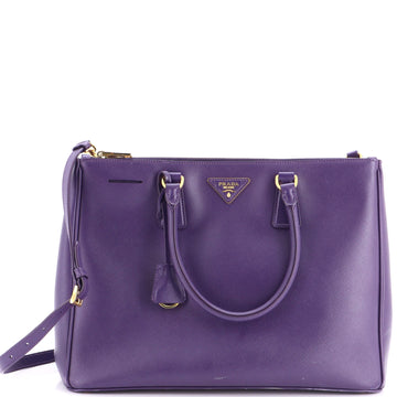 Prada Double Zip Lux Tote Saffiano Leather Large