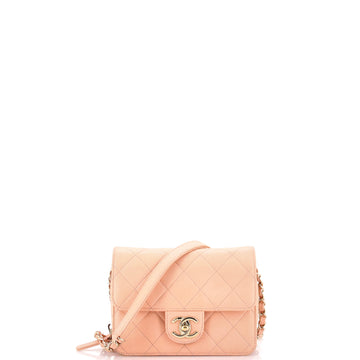 Chanel Like a Wallet Flap Bag Quilted Caviar Mini