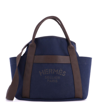 Hermes Sac De Pansage Groom Handbag Canvas