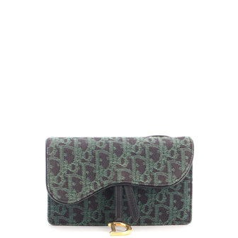 Christian Dior Saddle Rectangular Belt Bag Oblique Canvas
