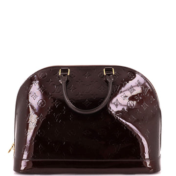 Louis Vuitton Alma Handbag Monogram Vernis GM