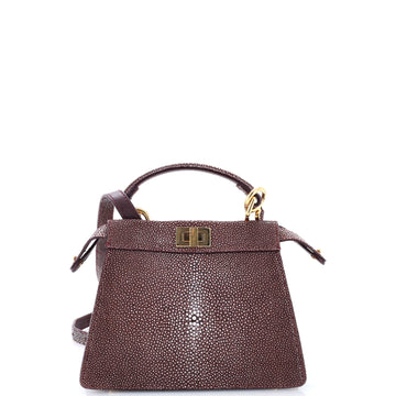 Fendi Peekaboo ISeeU Bag Stingray and Leather Petite
