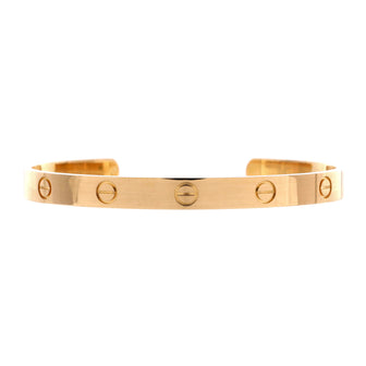 Cartier Love Cuff Bracelet 18K Yellow Gold