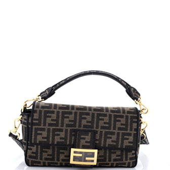 Fendi Baguette NM Bag Zucca Canvas Medium