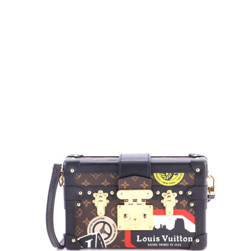 Louis Vuitton Petite Malle Handbag Limited Edition Grace Coddington Catogram Canvas