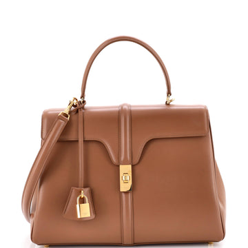 Celine 16 Top Handle Bag Smooth Calfskin Medium