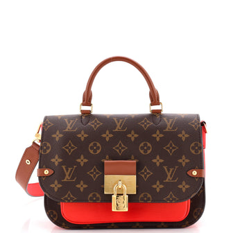 Louis Vuitton Vaugirard Handbag Monogram Canvas with Leather