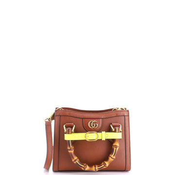 Gucci Diana NM Bamboo Handle Tote Leather Mini