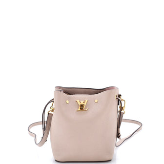 Louis Vuitton Lockme Bucket Bag Leather Nano