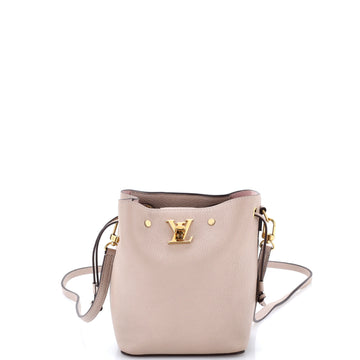 Louis Vuitton Lockme Bucket Bag Leather Nano