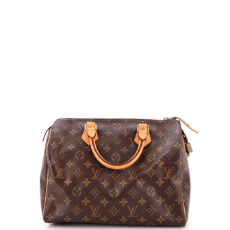 Louis Vuitton Speedy Handbag Monogram Canvas 30