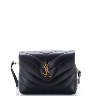 Saint Laurent Loulou Shoulder Bag Matelasse Chevron Leather Toy