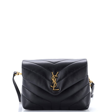 Saint Laurent Loulou Shoulder Bag Matelasse Chevron Leather Toy