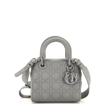 Christian Dior Ultra Matte My ABCDior Lady Dior Bag Cannage Quilt Calfskin